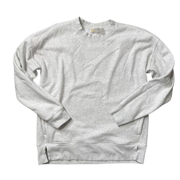 Zella Medium gray crew sweatshirt size medium womens  size split athletic - Picture 1 of 7